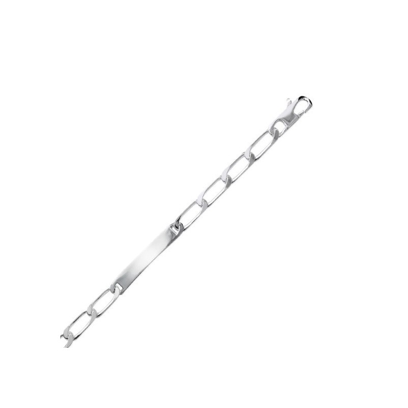 Gourmette identité maille cheval 8 mm A 21 cm - La Petite Française Gourmette identité maille cheval 8 mm A 21 cm - La Petite Française