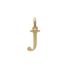 Pendentif lettre J plaqué or - La Petite Française