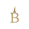 Pendentif lettre B plaqué or - La Petite Française