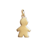 Pendentif petit garçon plaqué or moyen modèle - La Petite Française