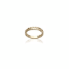 Bague mailles plaqué or - La Petite Française