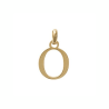 Pendentif lettre O plaqué or - La Petite Française