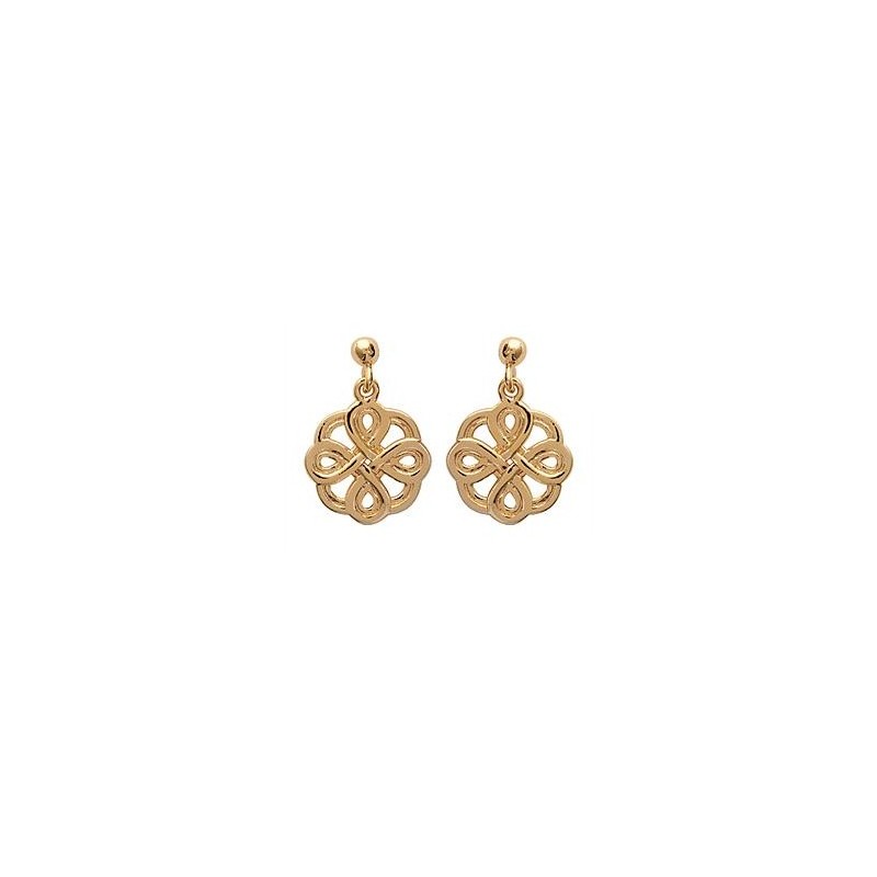 Boucles d'oreilles dentelles Laurémée plaqué or - La Petite Française Boucles d'oreilles dentelles Laurémée plaqué or - La Petite Française