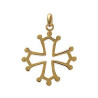 Croix Occitane plaqué or - La Petite Française