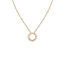 Collier soleil plaqué or - La Petite Française
