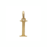 Pendentif lettre I plaqué or - La Petite Française