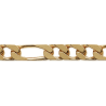 Bracelet maille figaro 1-3  plaqué or - 5 MM - 21 cm - La Petite Française