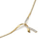 Collier noeud plaqué or - La Petite Française