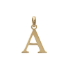 Pendentif lettre A plaqué or - La Petite Française