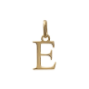 Pendentif lettre E plaqué or - La Petite Française