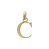 Pendentif lettre C plaqué or - La Petite Française