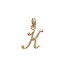 Pendentif lettre Anglaise K plaqué or - La Petite Française