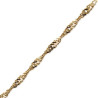 Chaîne Singapour plaqué or 1.9 mm - 45 cm - La Petite Française