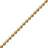 Chaîne maille boules plaqué or 4.6 mm - 50 cm - La Petite Française