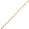 Chaîne maille boules plaqué or 3.5 mm - 45 cm - La Petite Française