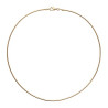 Collier câble oméga plaqué or 1.6 mm - 42 cm - La Petite Française