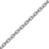 Chaîne forçat 1.45 mm - 38 cm argent rhodié - La Petite Française