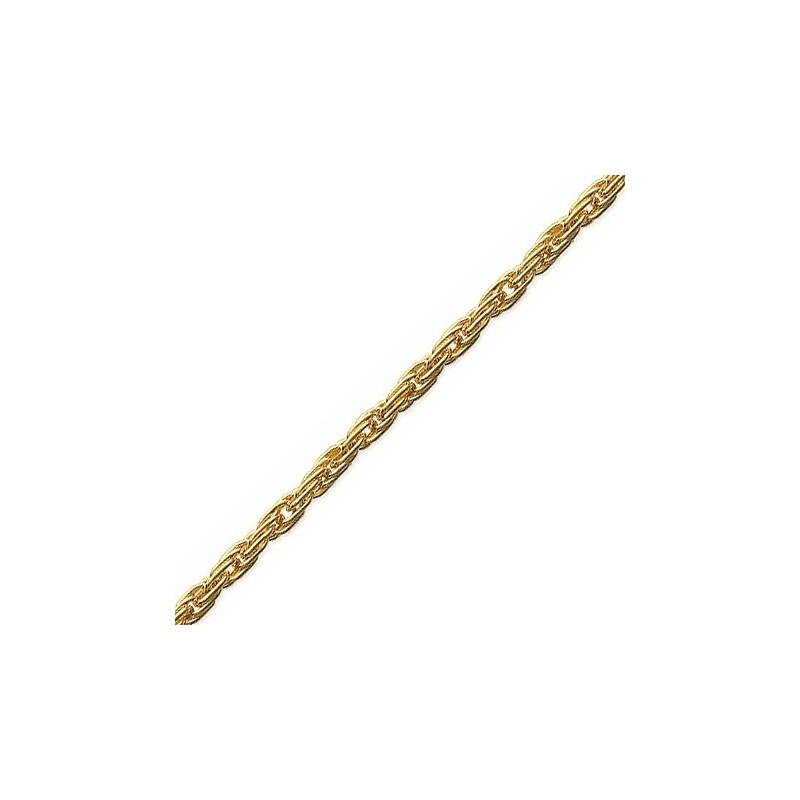 Chaîne de cheville corde Or 9 carats jaune - 2.1 MM - La Petite Française