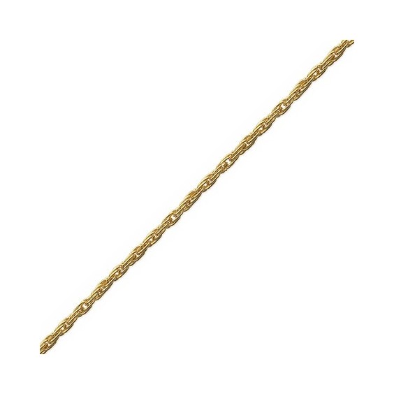 Chaîne de cheville corde Or 9 carats jaune - 2.1 MM - La Petite Française