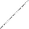 Chaîne maille figaro 1-3 - 1.5 mm - 45 cm argent - La Petite Française
