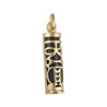 Pendentif Tiki Polynésien tendresse plaqué or - La Petite Française - La Petite Française