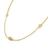 Collier 3 noeuds Antillais plaqué or - La Petite Française