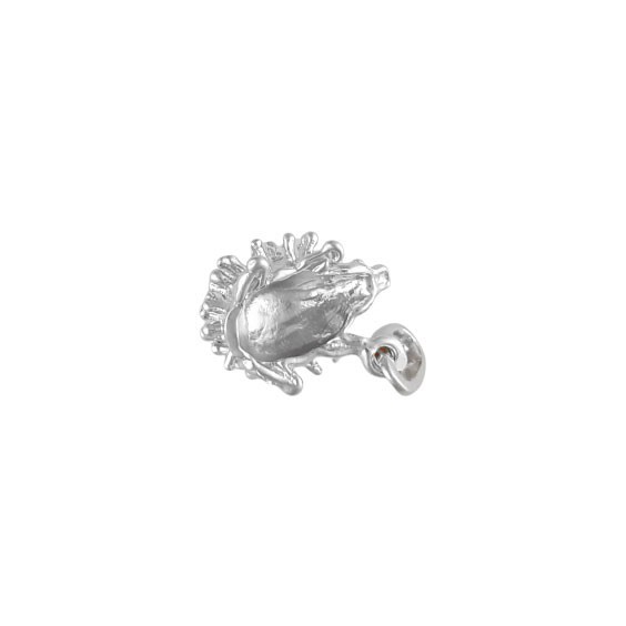 Pendentif hérisson PM Or 18 carats gris - La Petite Française