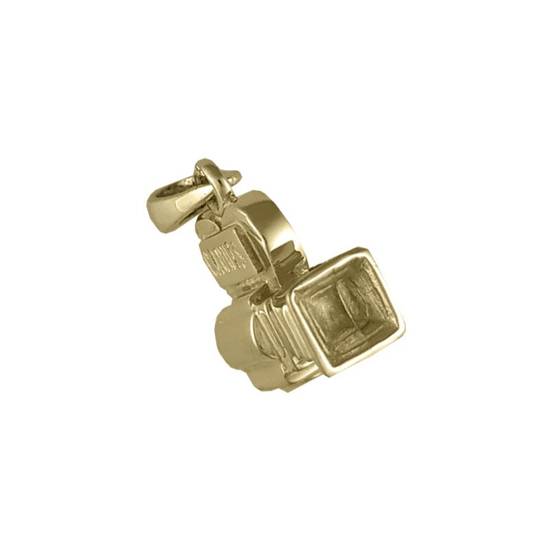 Pendentif caméra plaqué or - La Petite Française