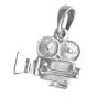 Pendentif caméra argent - La Petite Française
