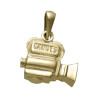Pendentif caméra plaqué or - La Petite Française