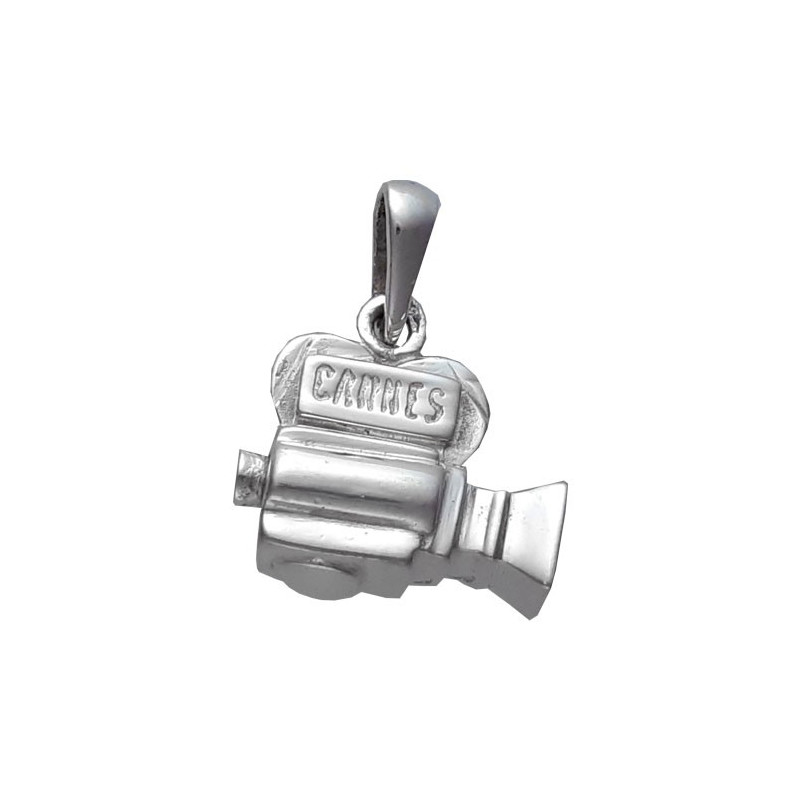 Pendentif caméra argent - La Petite Française