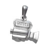 Pendentif caméra argent - La Petite Française