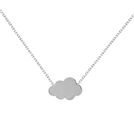 Collier nuage argent - La Petite Française