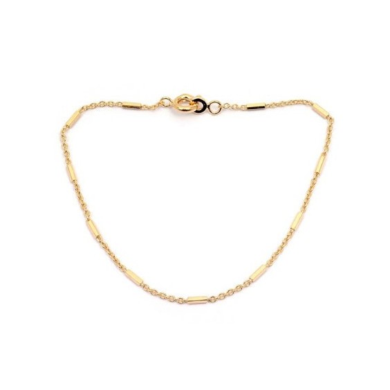 Bracelet barette en plaqué or