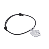 Bracelet cordon tête indien argent - La Petite Française