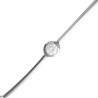 Bracelet tige zirconium et argent - La Petite Française