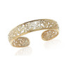 Bracelet manchette arabesque plaqué or - La Petite Française