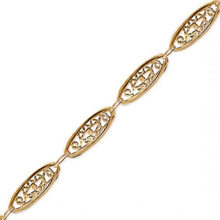 Bracelet filigrane en plaqué or - La Petite Française