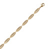 Bracelet filigrane en plaqué or - La Petite Française