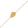 Bracelet nuage plaqué or - La Petite Française