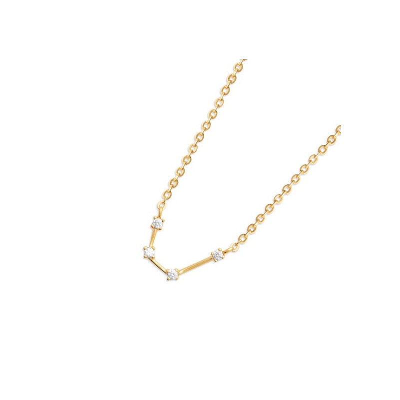 Collier constellation verseau plaqué or et zirconiums - La Petite Française
Collier constellation verseau plaqué or et zirconiums - La Petite Française