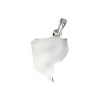 Pendentif carte Guyane argent - La Petite Française
