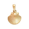 Pendentif Coquille Saint-Jacques plaqué or - 22 MM - La Petite Française
