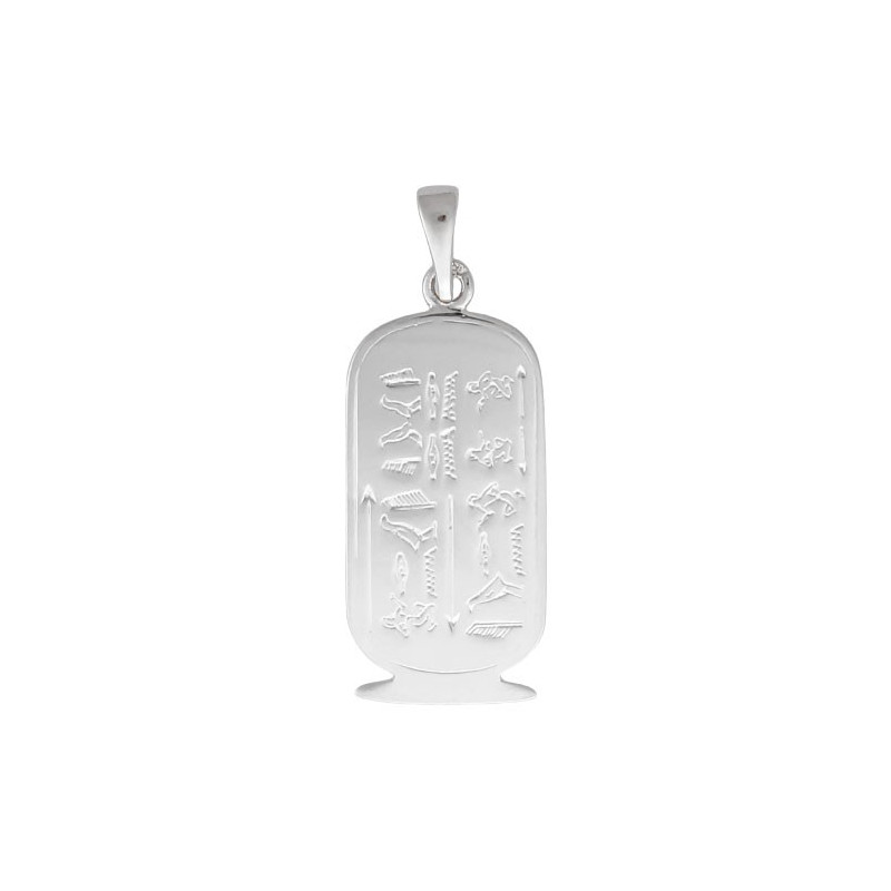Pendentif cartouche Egyptien argent - 37 MM - La Petite Française
