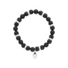 Bracelet perles pierre de lave -  La Petite Française