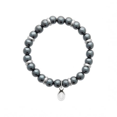 Bracelet perles pierre Hématite -  La Petite Française