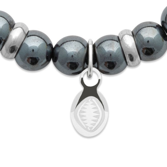 Bracelet perles pierre Hématite -  La Petite Française