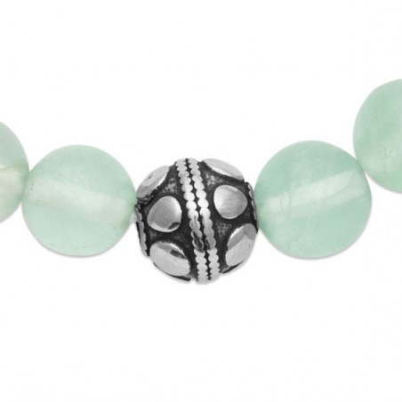Bracelet perles pierre Jade vert -  La Petite Française