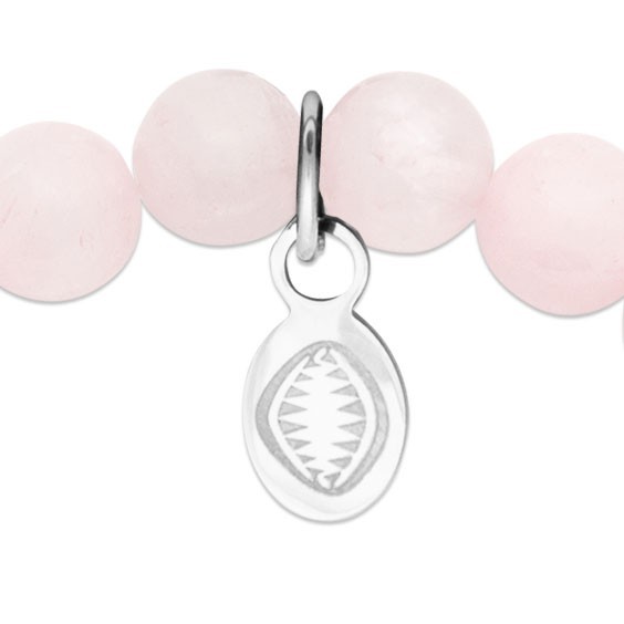 Bracelet perles pierre Quartz rose -  La Petite Française