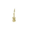 Pendentif guitare électrique plaqué or PM -  la Petite Française